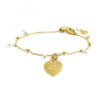 Bracciale Marlù Donna Nel Mio Cuore in Acciaio 15BR087G-W - 15BR087G-W
